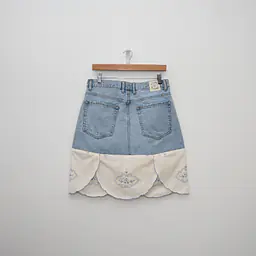 Tulip Upcycled Denim Skirt