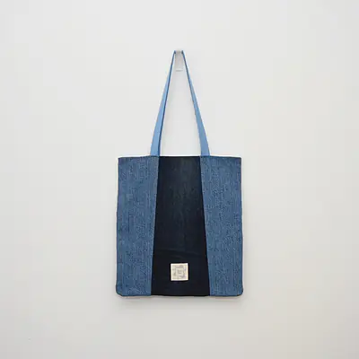 Atlas Reclaimed Denim Tote Bag primary image
