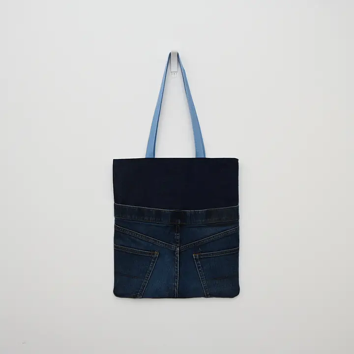 Atlas Reclaimed Denim Tote Bag
